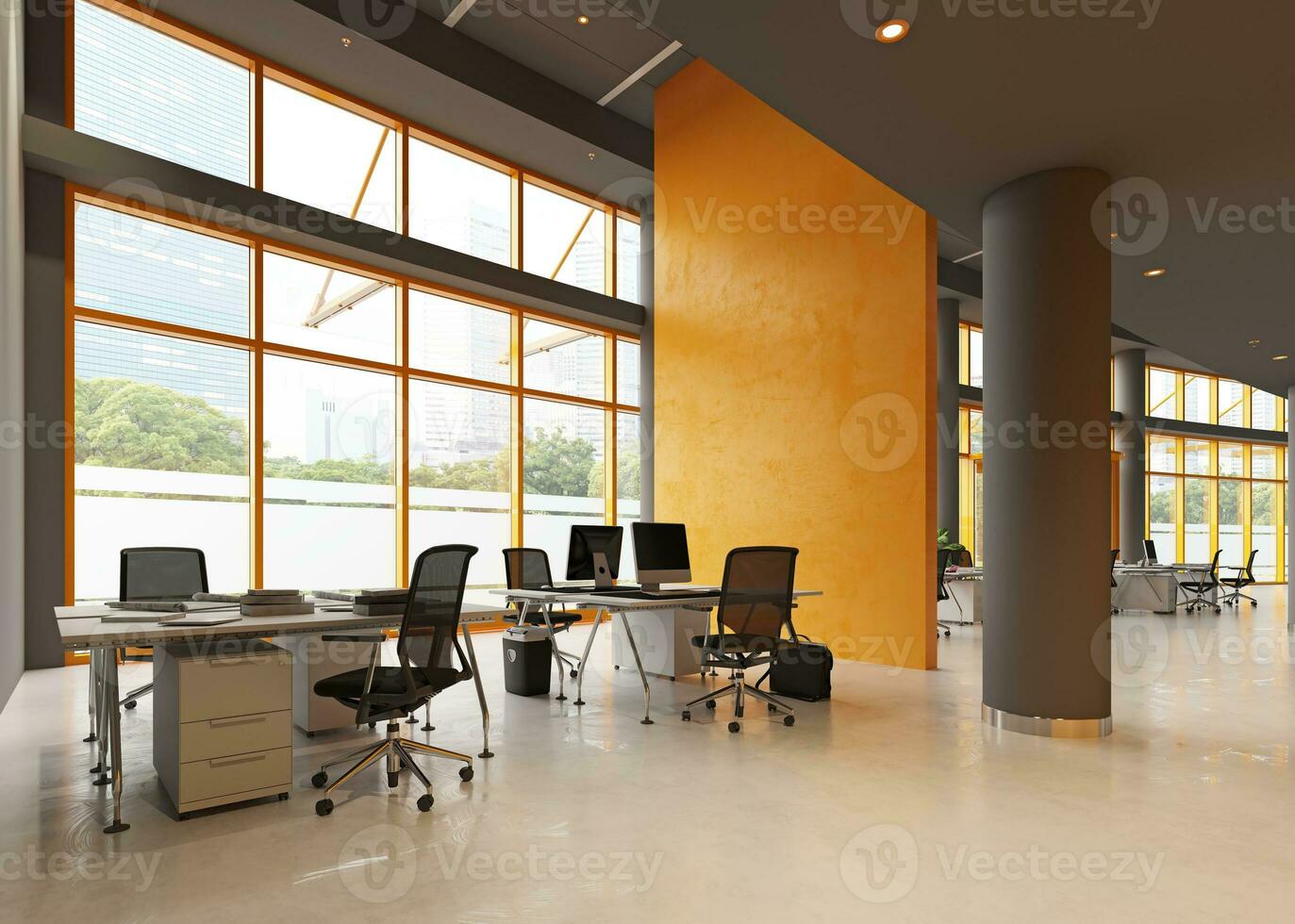 modern kontor interiör design. foto