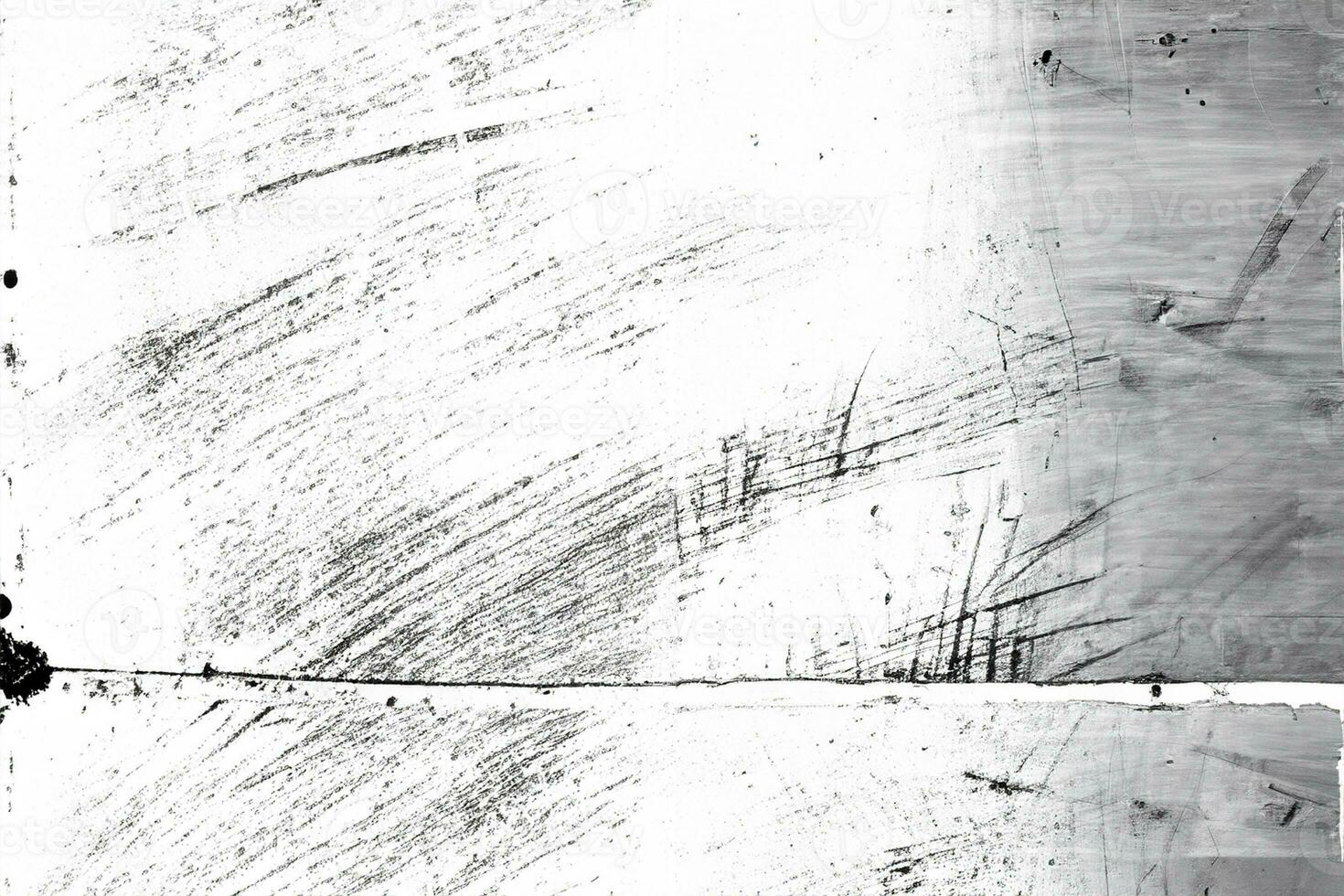 grunge bakgrund av svart och vit. abstrakt illustration textur av sprickor, pommes frites, punkt isolerat på transparent bakgrund png fil. foto