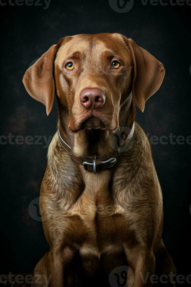 ai genererad porträtt av söt labrador retriever, tapet design foto