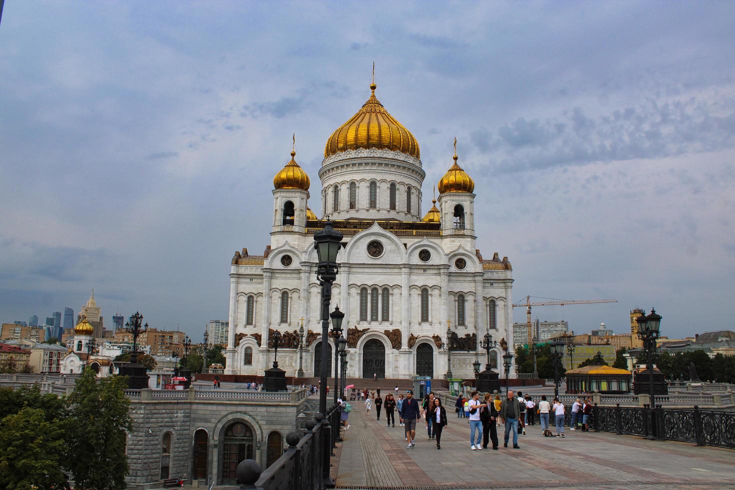 katedralen av Kristus frälsaren i Moskva foto