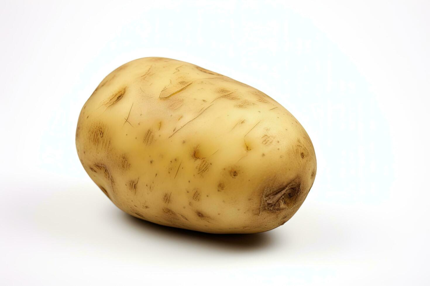 ai genererad potatis isolerat på vit bakgrund. ai genererad foto