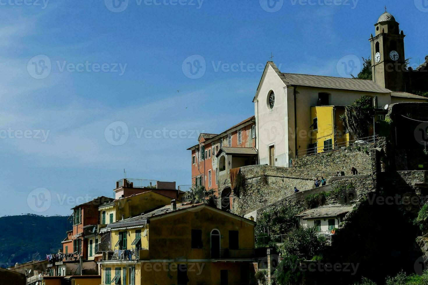 de stad av cinque terre, Italien foto