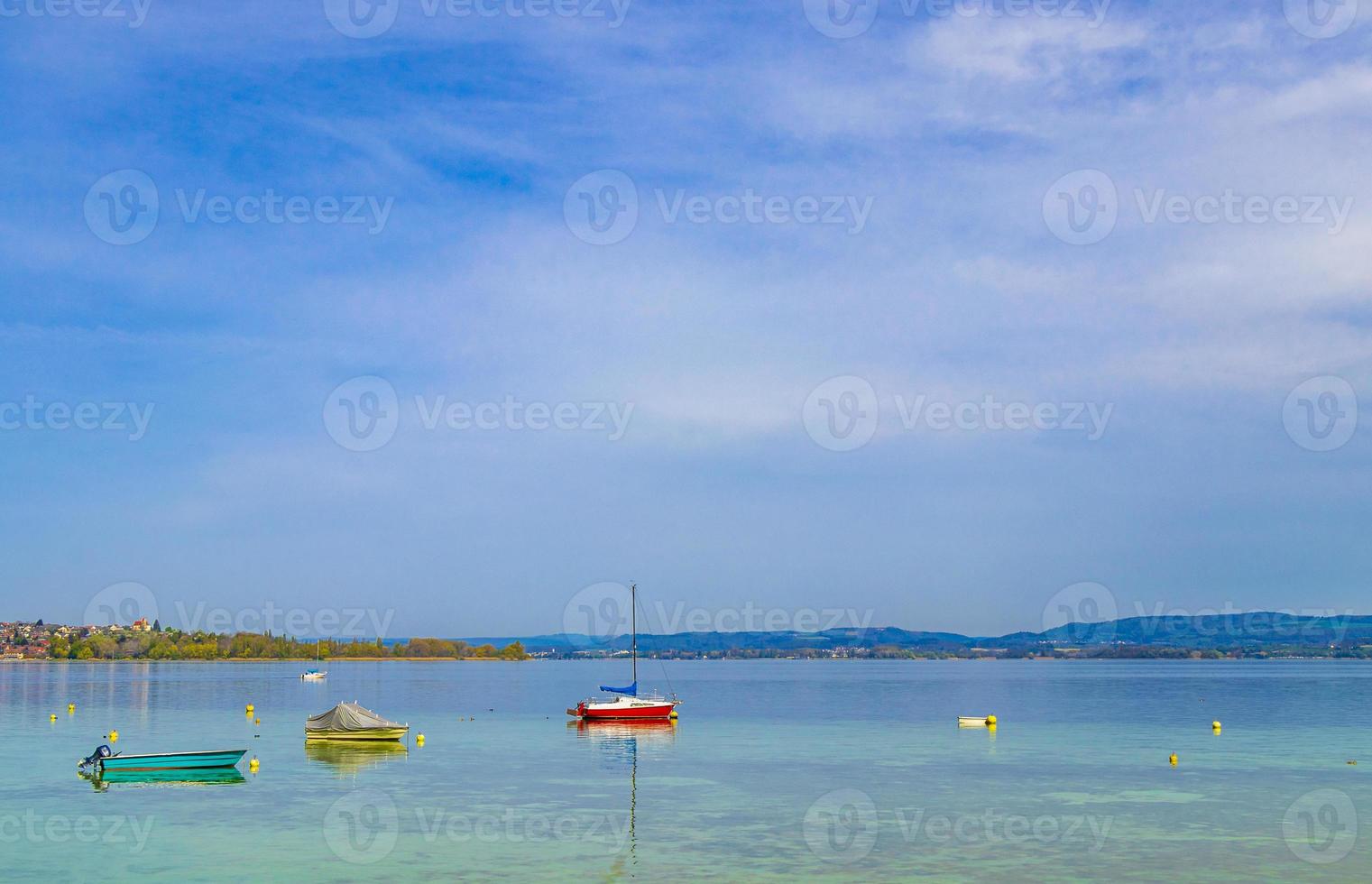 Bodensjön eller Bodensee, Thurgau, Schweiz foto