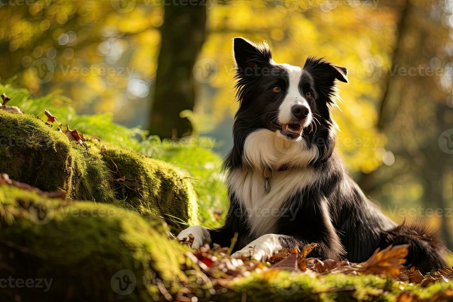 ai genererad realistisk gräns collie ClipArt foto