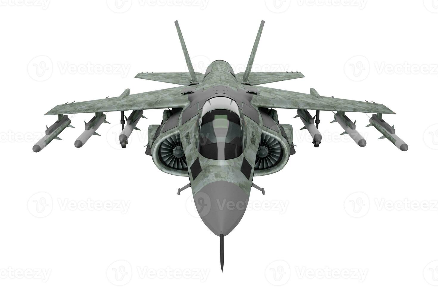 3d tolkning militär jet, bekämpa luft fordon begrepp foto