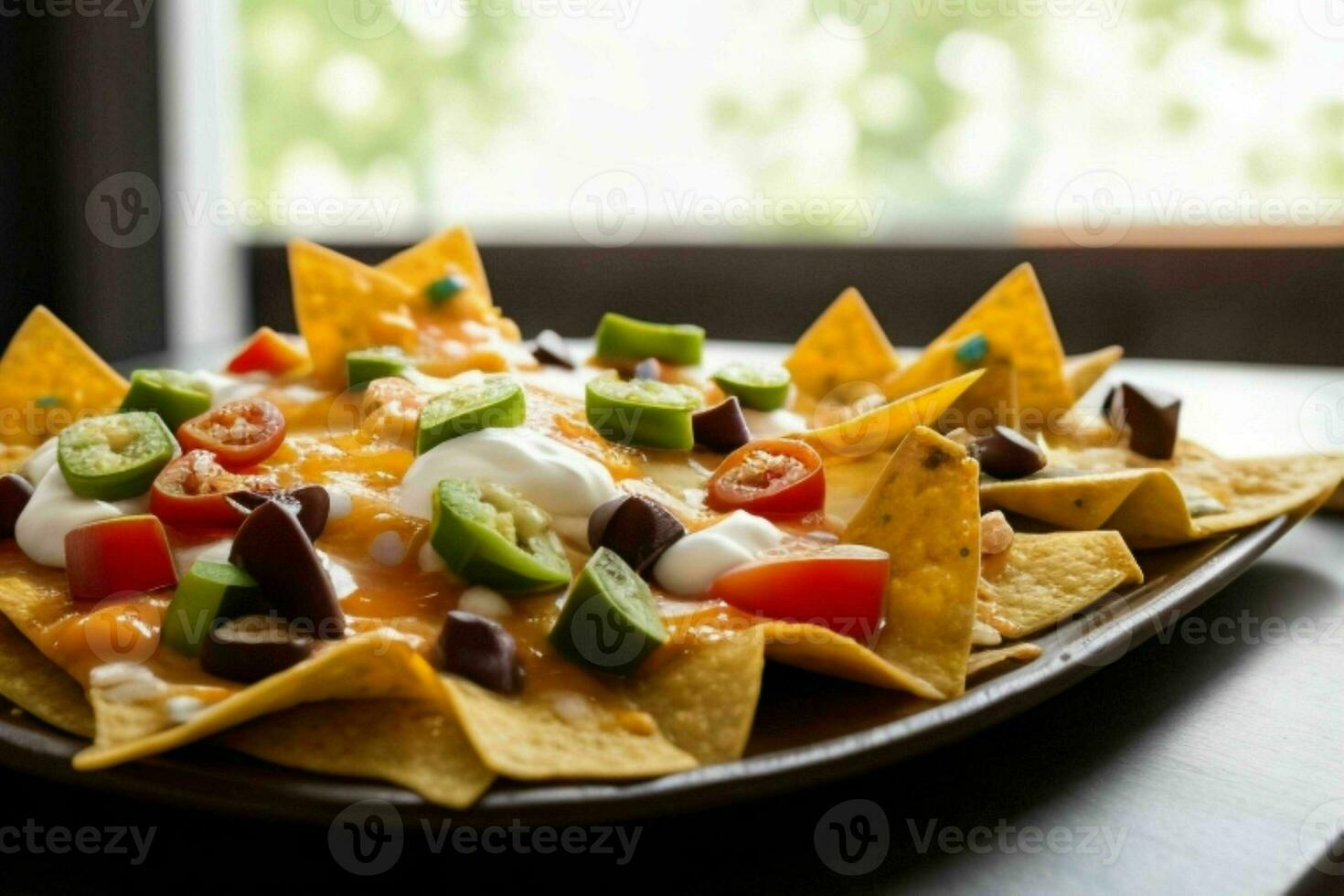 ai genererad nachos. proffs Foto