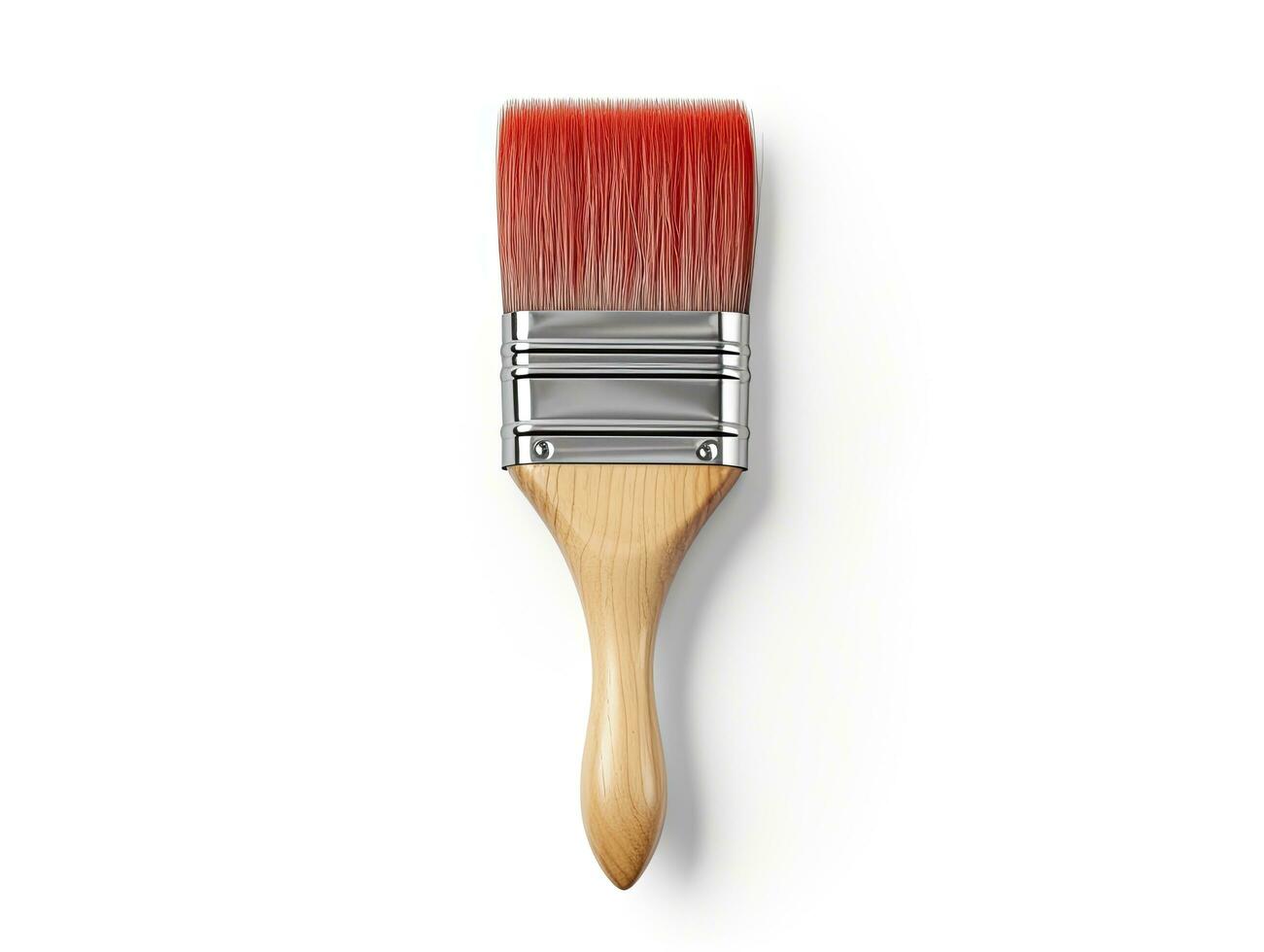 ai genererad paintbrush isolerat vit bakgrund. ai genererad foto