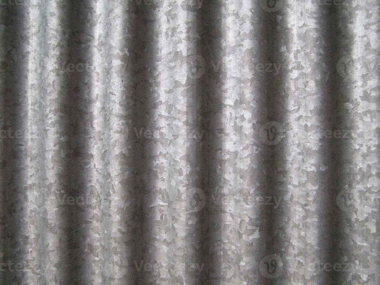 grå korrugerad stål textur bakgrund foto