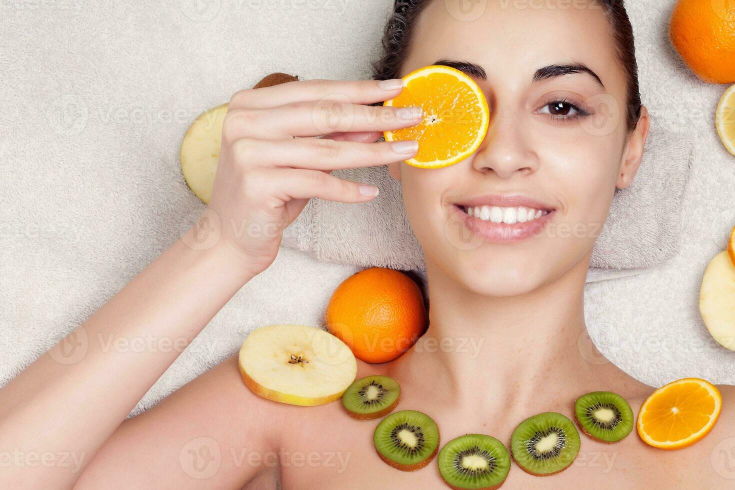 naturlig hemlagad frukt ansiktsbehandling masker foto