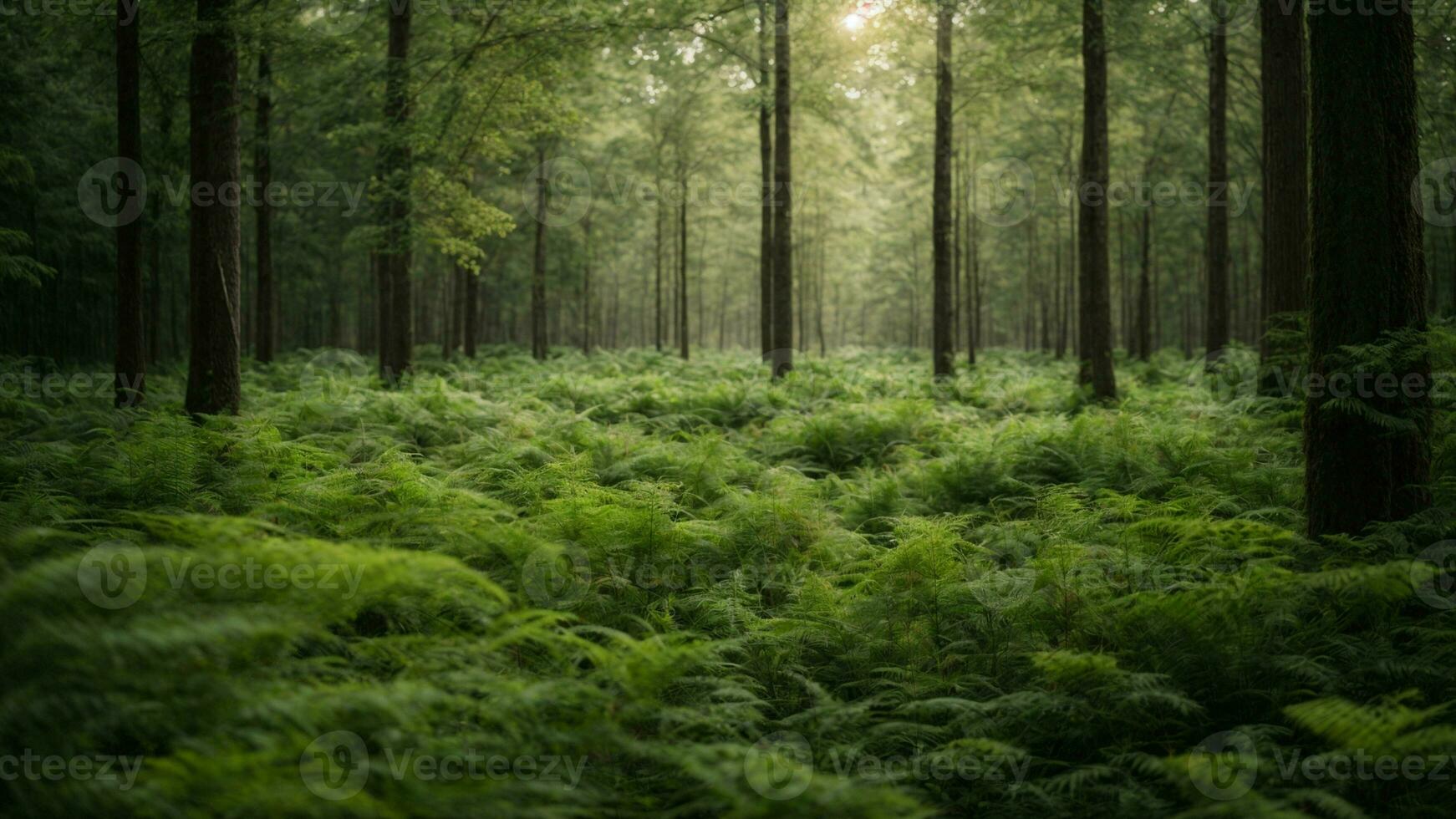 ai genererad analysera de påverkan av klimat förändra på de biologiska mångfalden och grönska av en särskild skog, med tanke på både kortsiktigt och långsiktigt effekter. foto