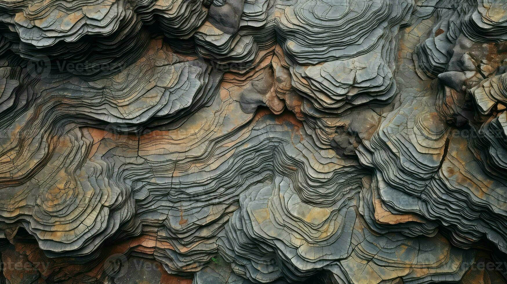 ai genererad erosion interkratoniska platå landskap foto