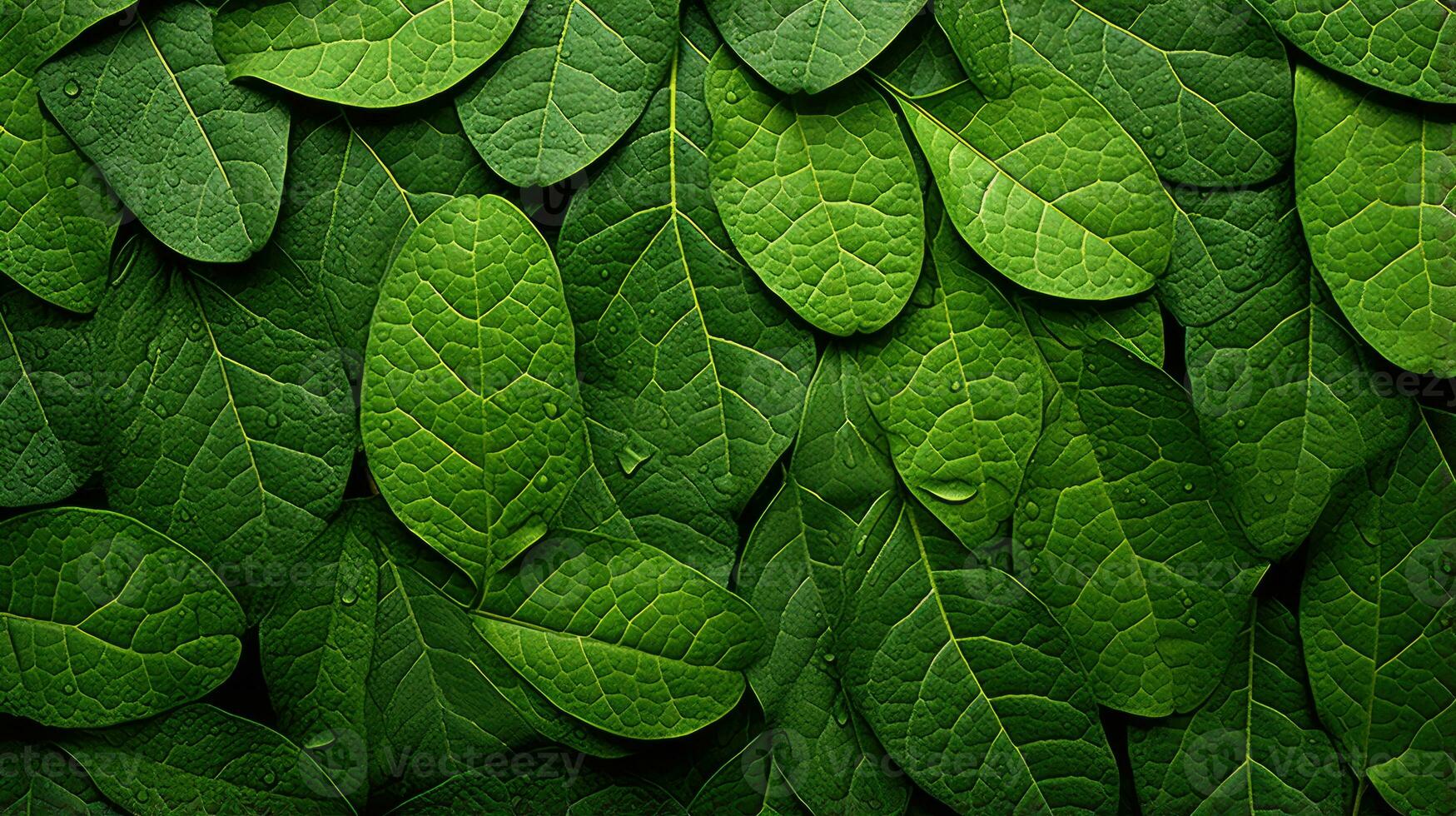 ai genererad blad, blad textur, närbild vinkel, makro lins foto