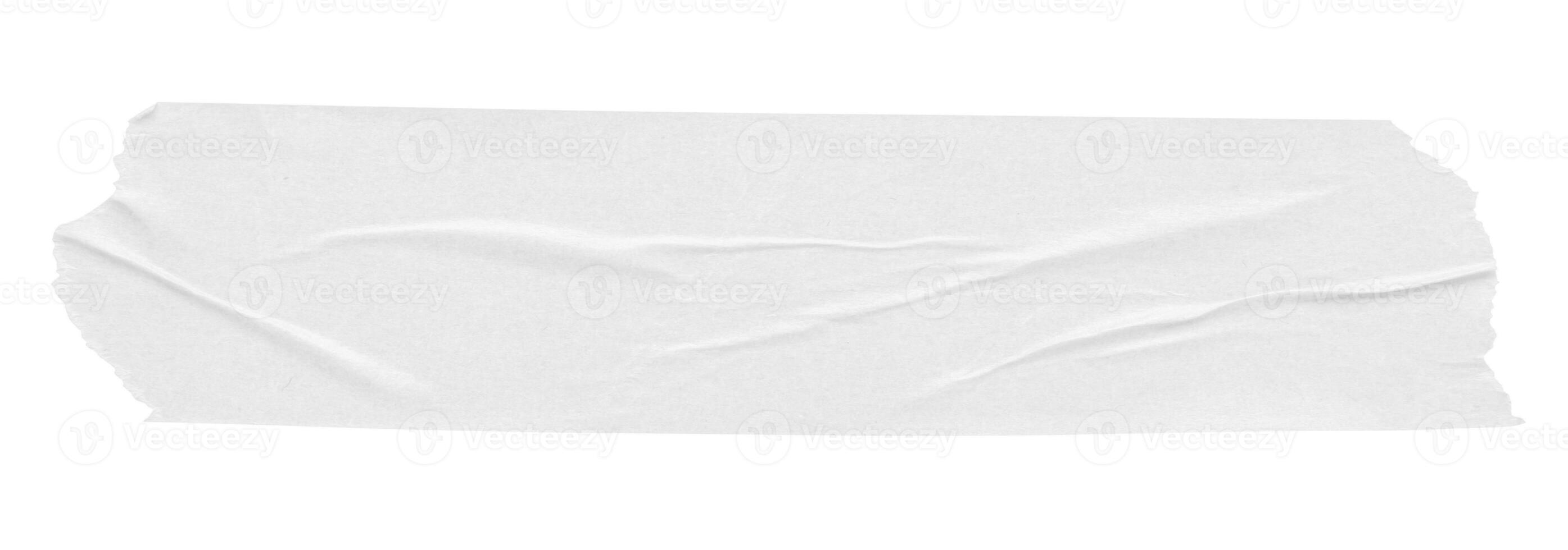 vit lim papper tejp isolerat på vit bakgrund foto
