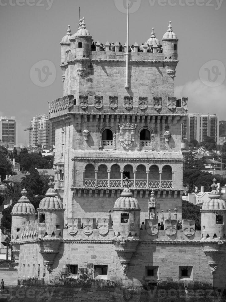 de stad av lissabon i portugal foto