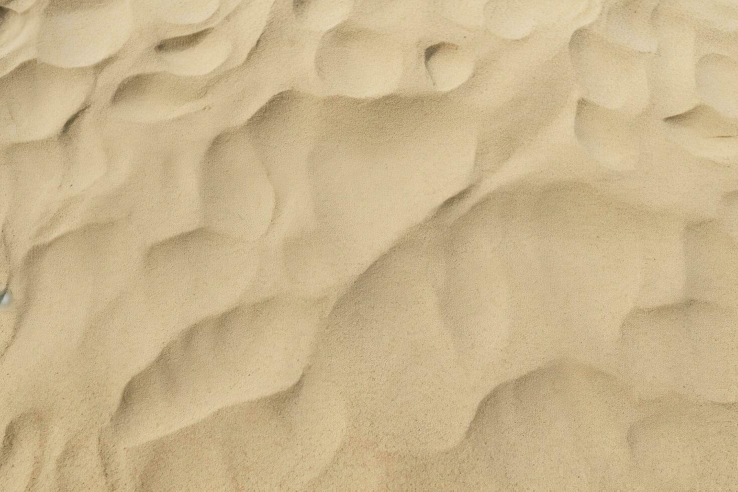 ai genererad närbild av sand mönster av en strand i de sommar. ai genererad foto