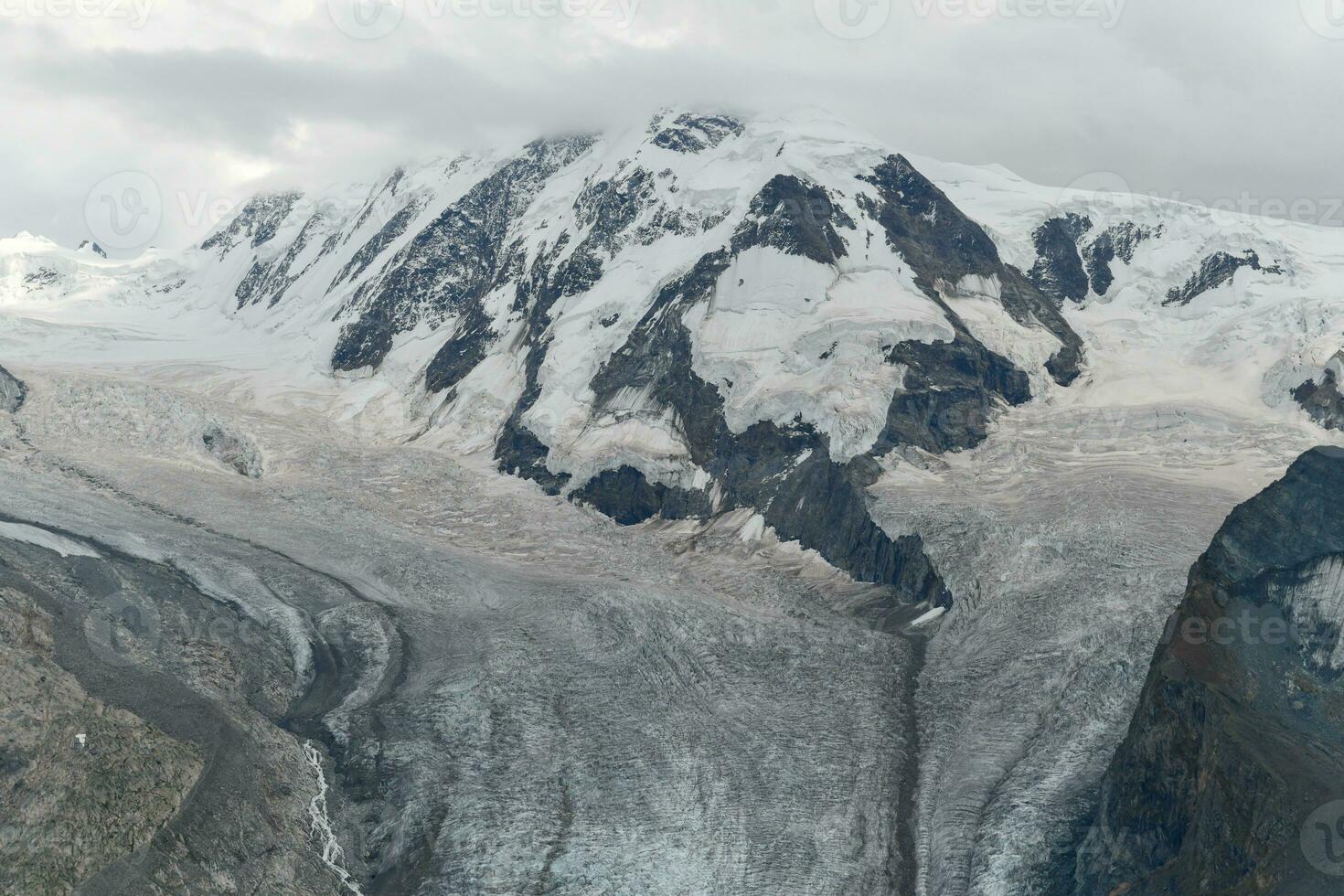 gorner glaciär - schweiz foto