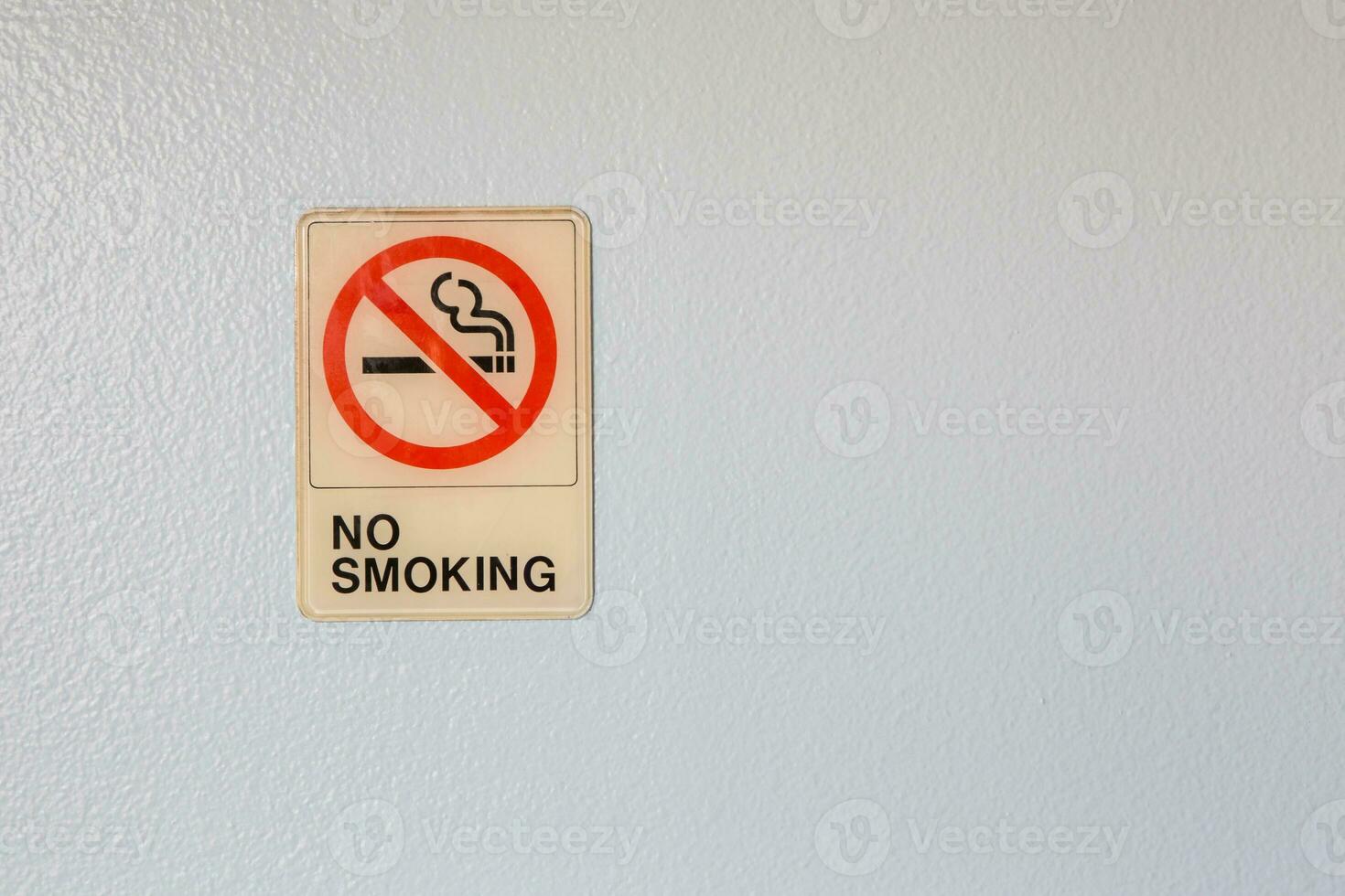 ingen rökningstecken foto