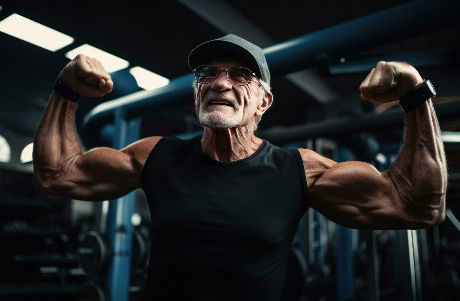 ai genererad bodybuilding träningspass du skall Prova i dag foto