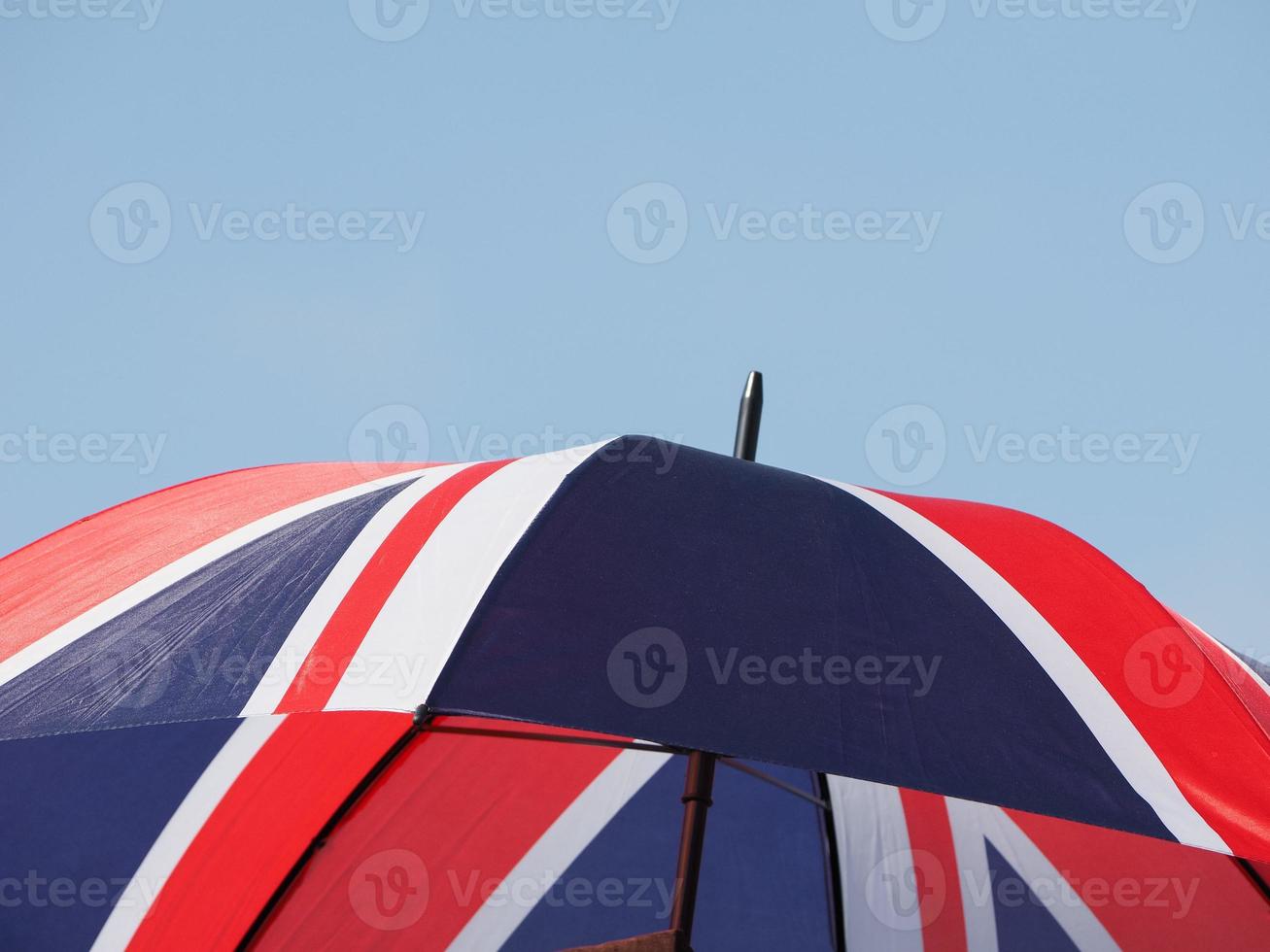 Storbritanniens flagga, aka union jack paraply foto