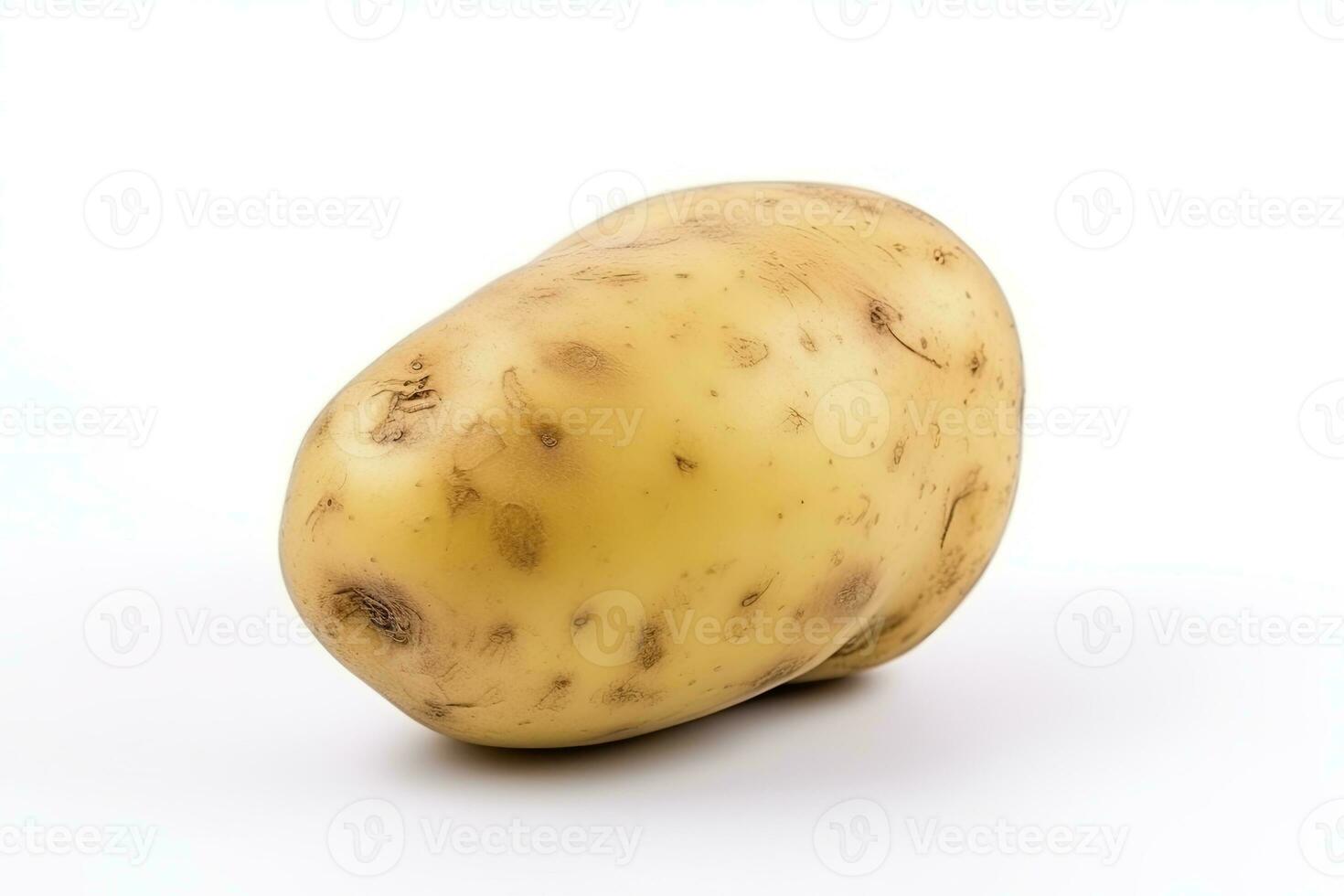 ai genererad potatis isolerat på vit bakgrund. ai genererad foto