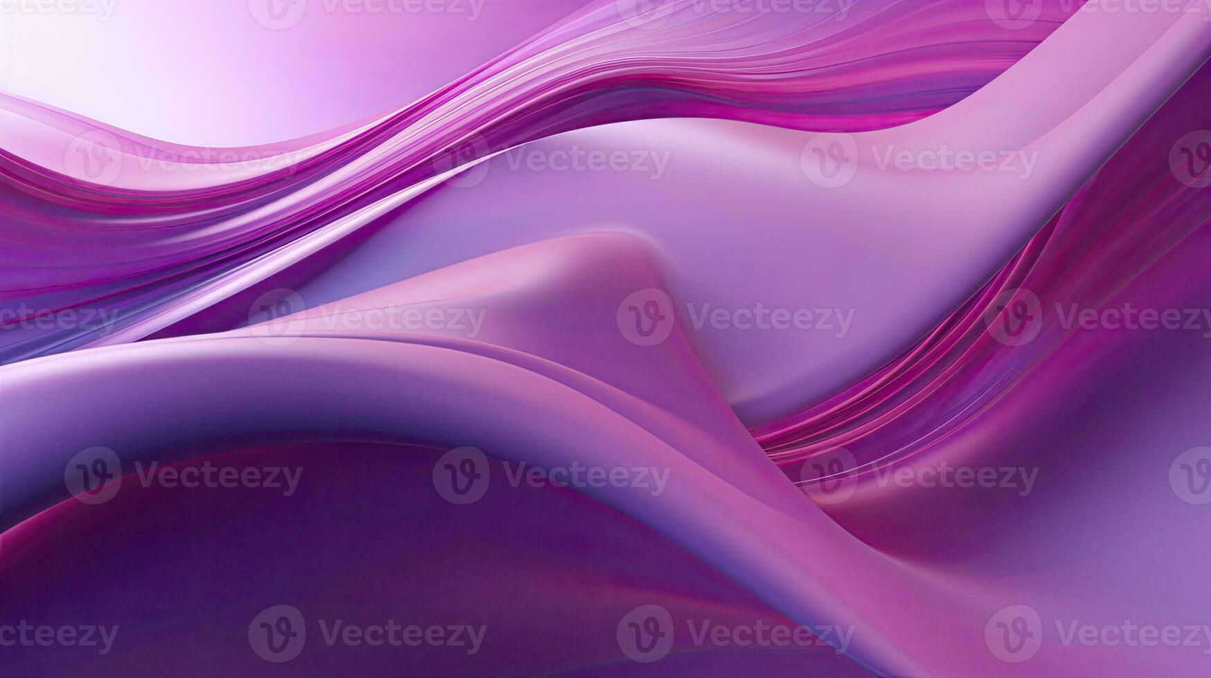 ai genererad abstrakt 3d bild av digital vågor i nyanser av rosa och lila. ai genererad foto