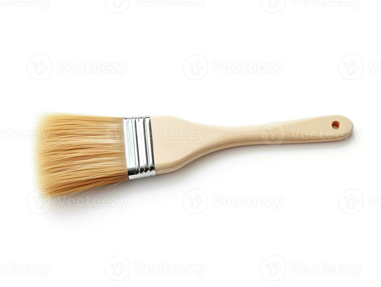 ai genererad paintbrush isolerat vit bakgrund. ai genererad foto