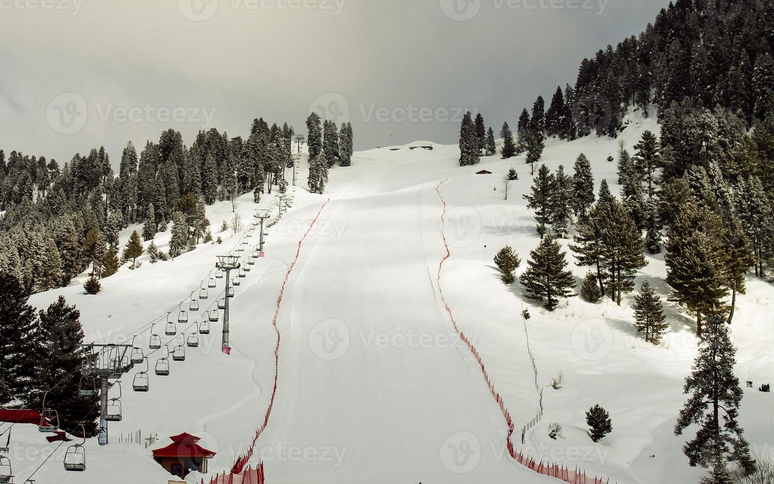 malam jabba och kalam swat landskap foto