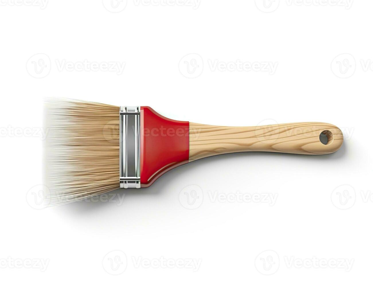 ai genererad paintbrush isolerat vit bakgrund. ai genererad foto