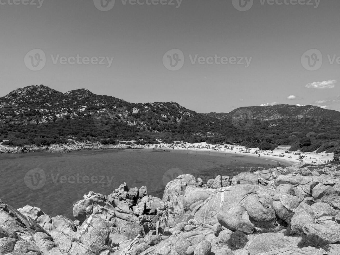 de ö av sardinien i Italien foto