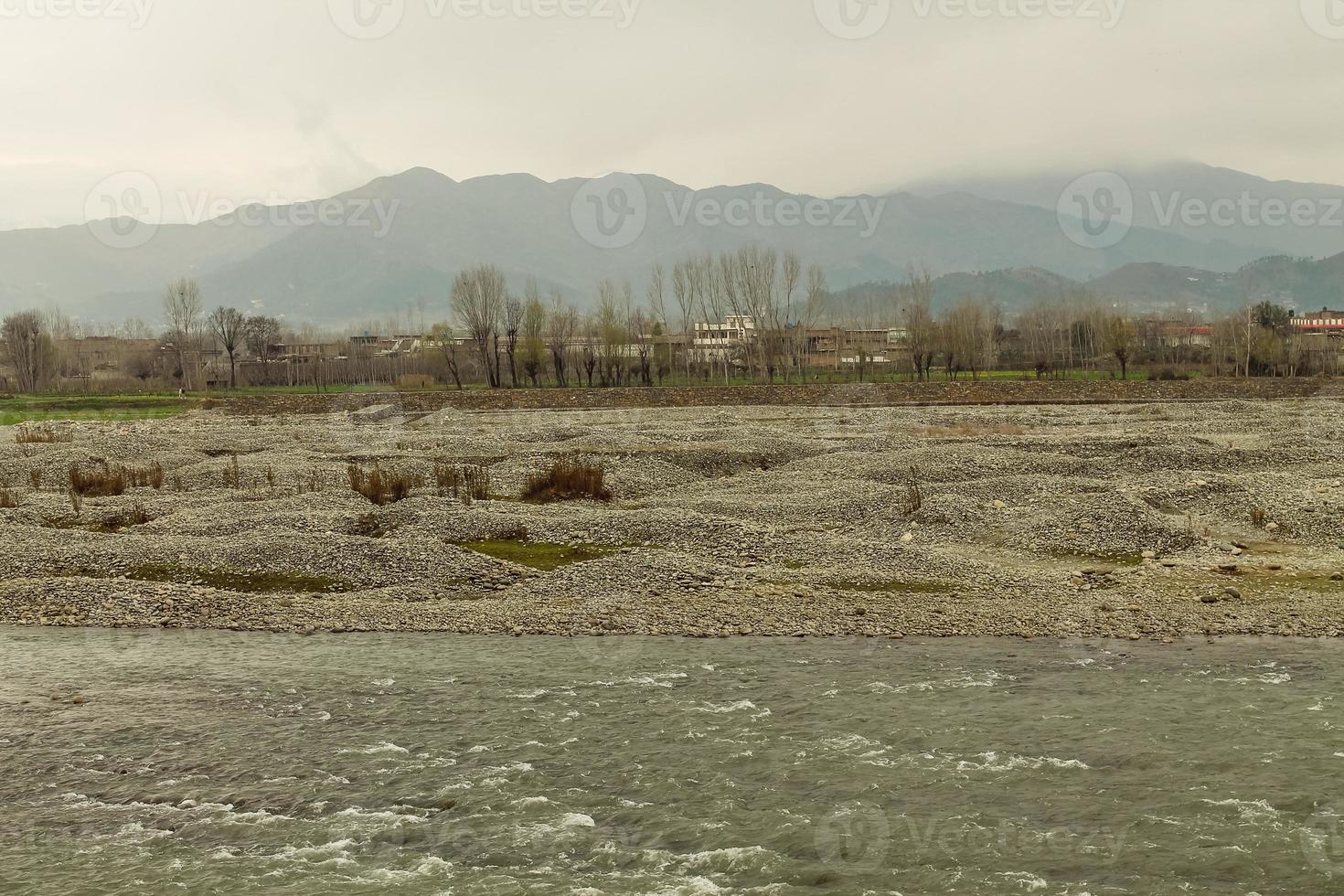 malam jabba och kalam swat landskap foto