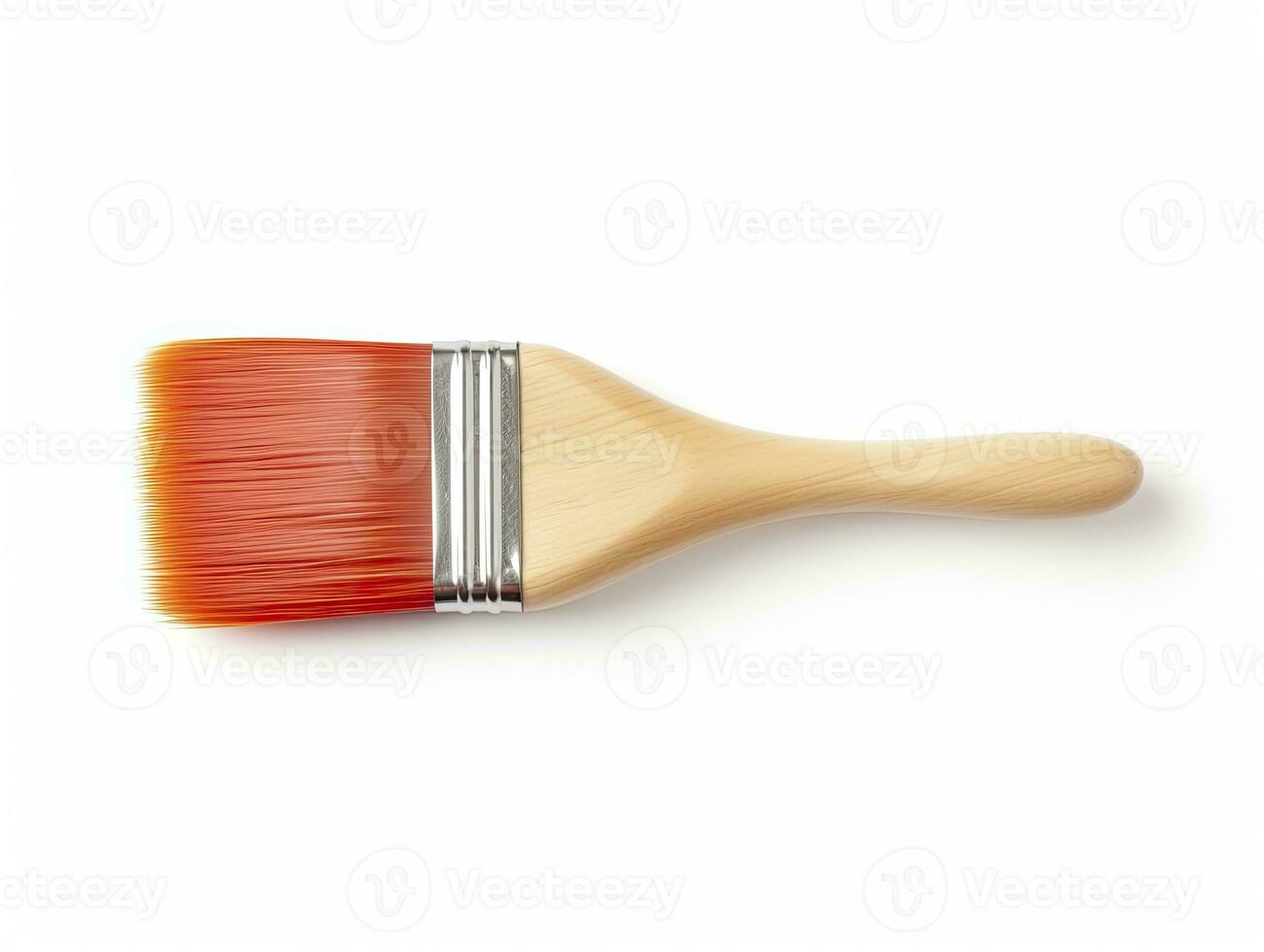 ai genererad paintbrush isolerat vit bakgrund. ai genererad foto