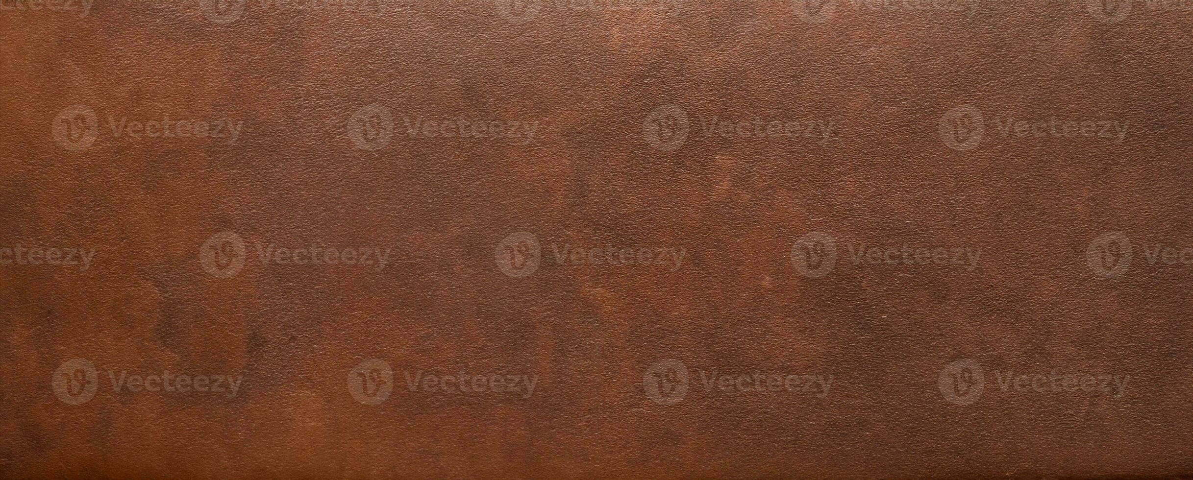 brun läder textur bakgrund stänga upp foto