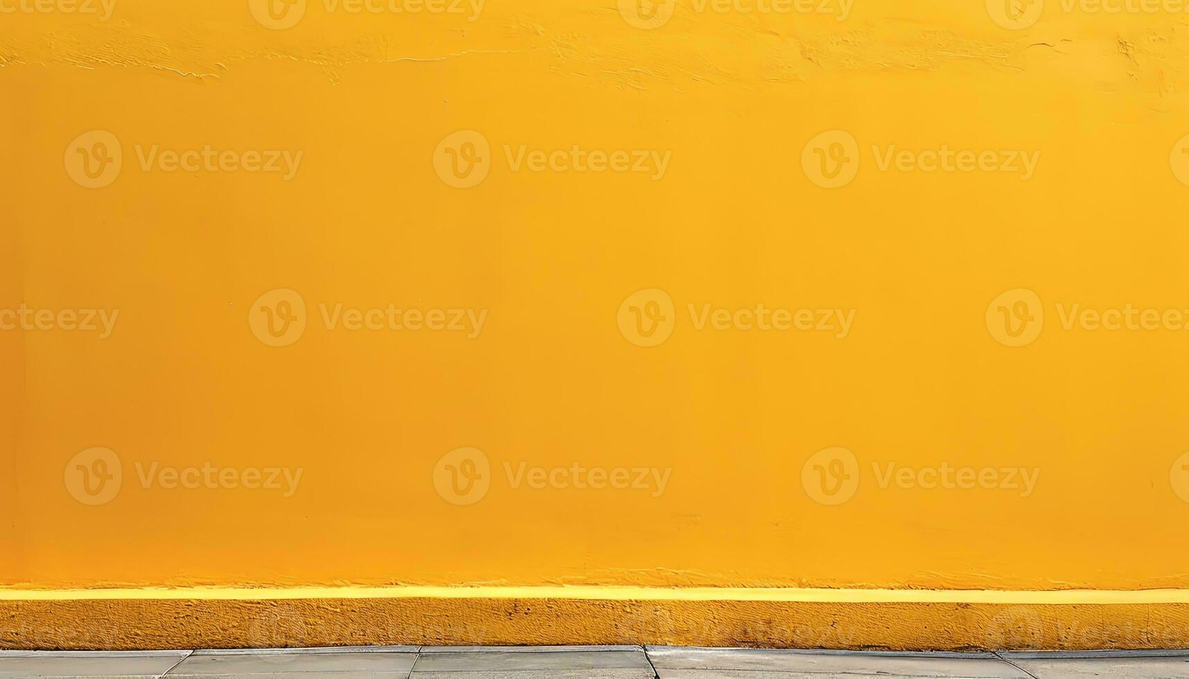 ai genererad gul målad vägg bakgrund foto