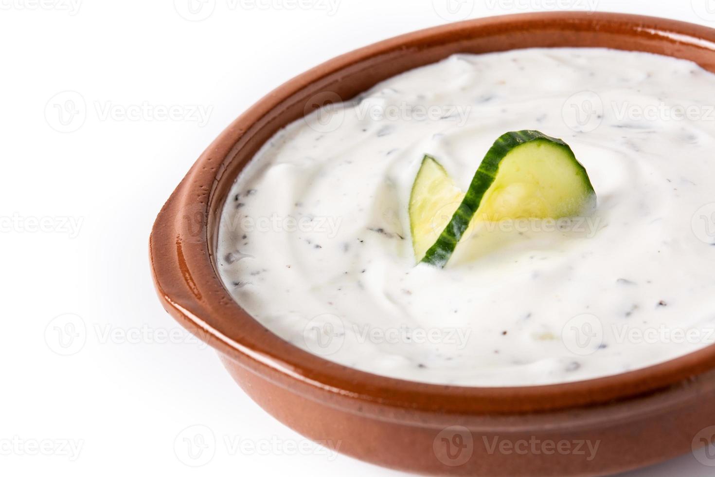 traditionell grekisk tzatziki foto