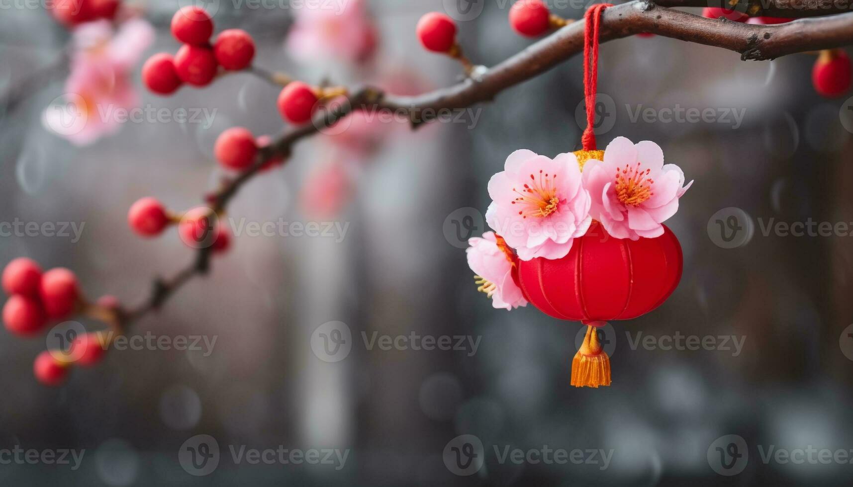 ai genererad körsbär blomma träd, symbol av skönhet och firande genererad förbi ai foto