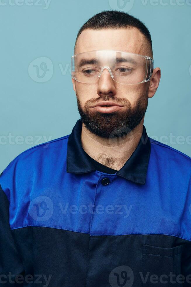 man mode person vit isolerat kille ansikte skägg bakgrund ung huvud vuxen porträtt bakgrund foto