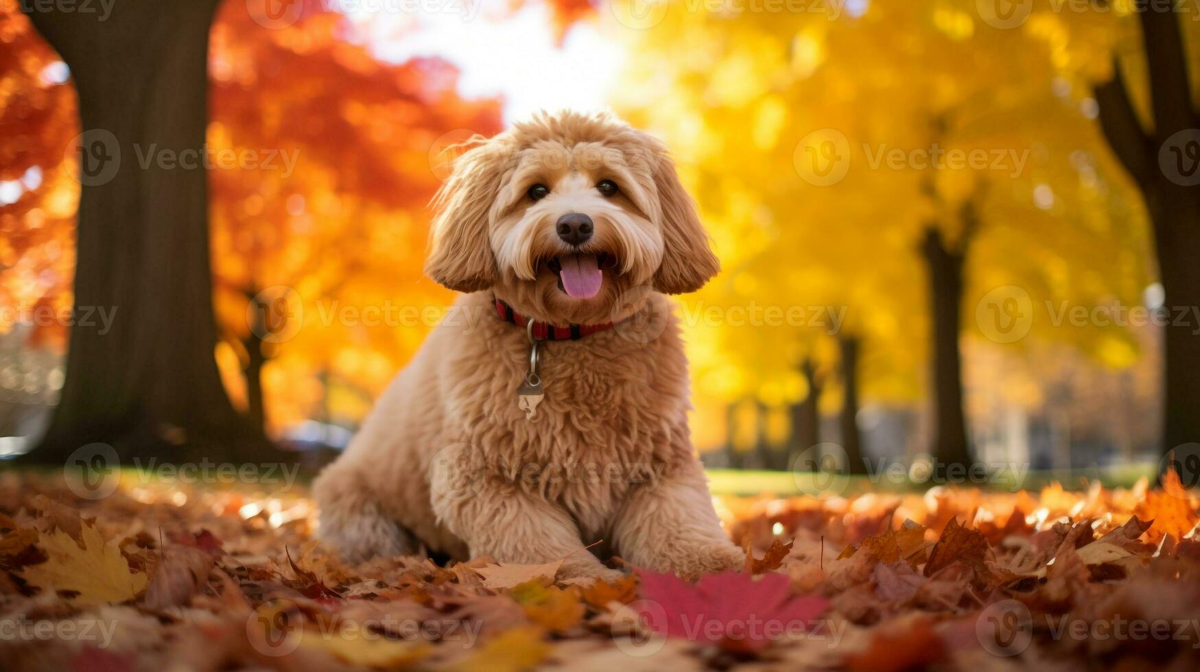 ai genererad Foto av en skötsam hund Framställ. generativ ai