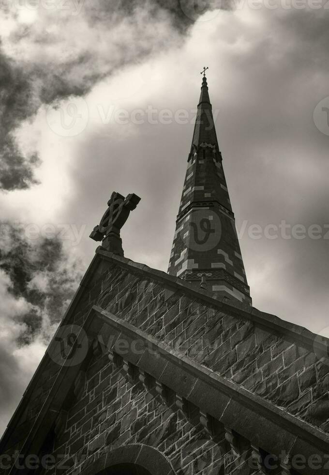 gammal kyrka i melbourne foto