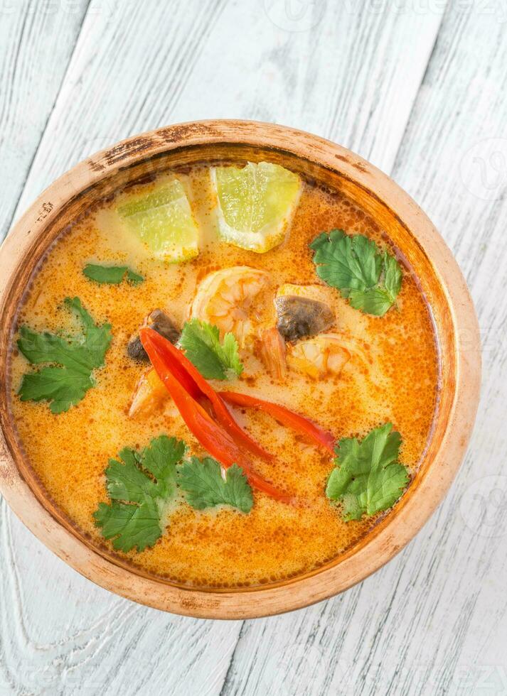 tom yum soppa foto