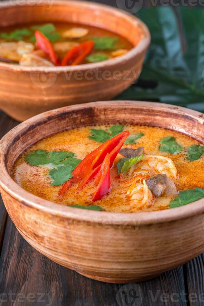 tom yum soppa foto