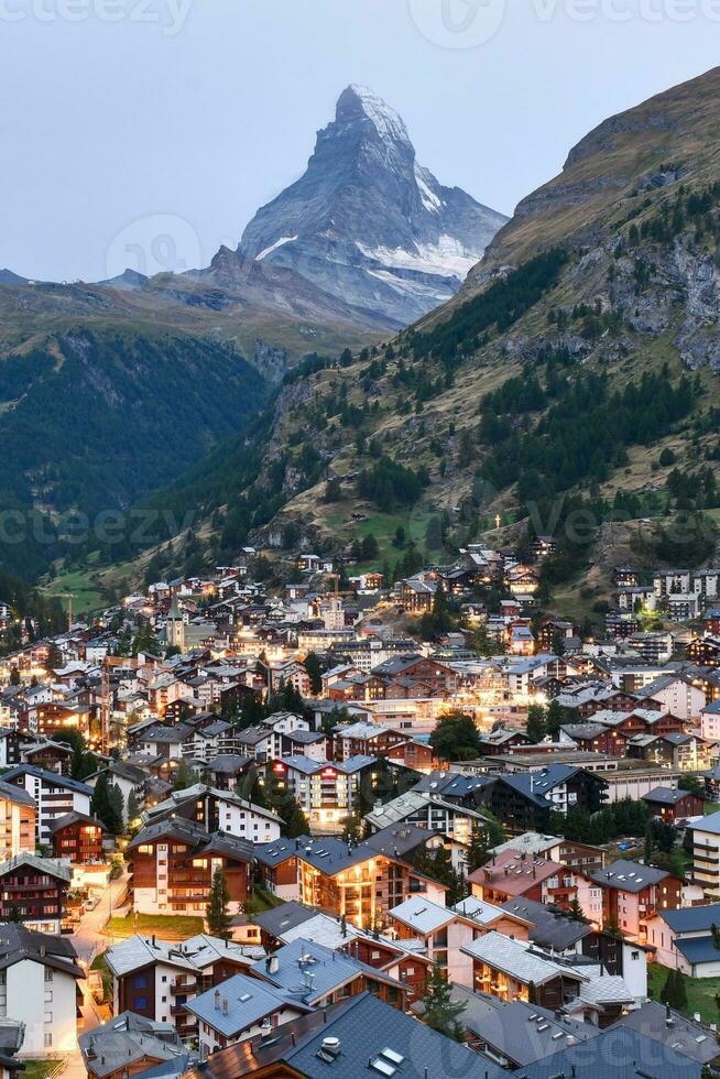 horisont - zermatt, schweiz foto