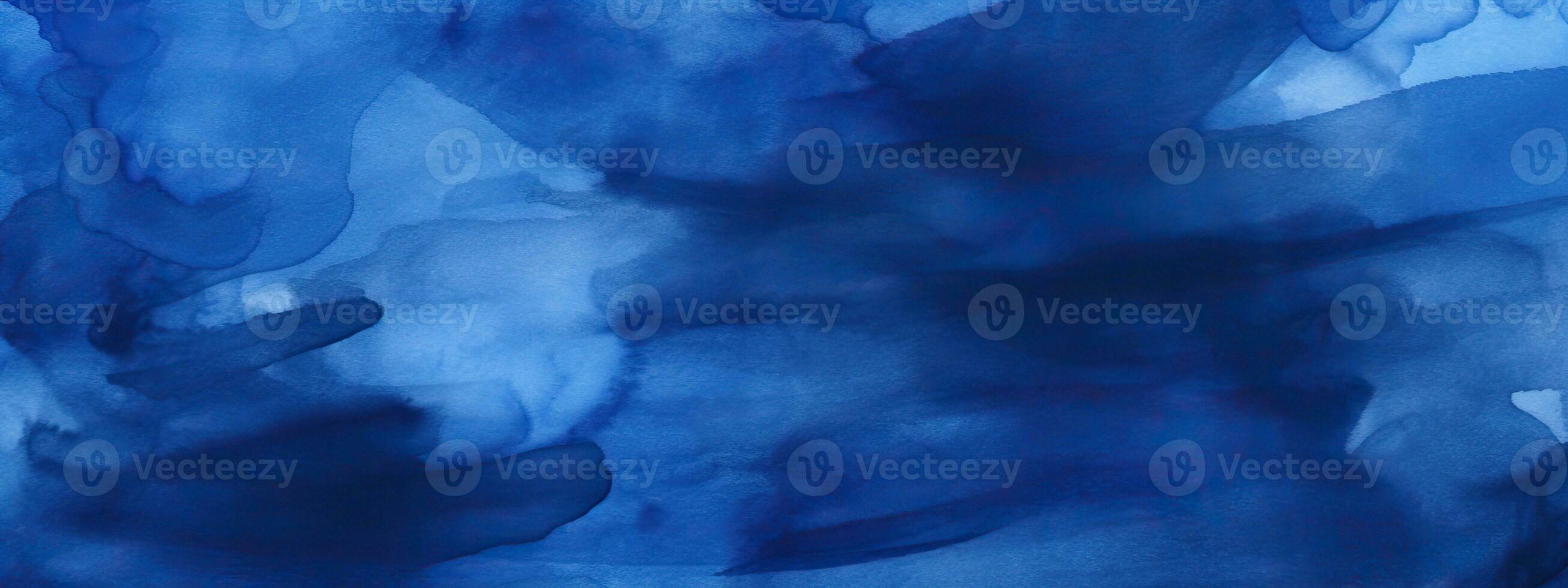 ai genererad svart mörk Marin blå kobolt abstrakt vattenfärg. Färg. konst bakgrund för design. kaotisk grov foto