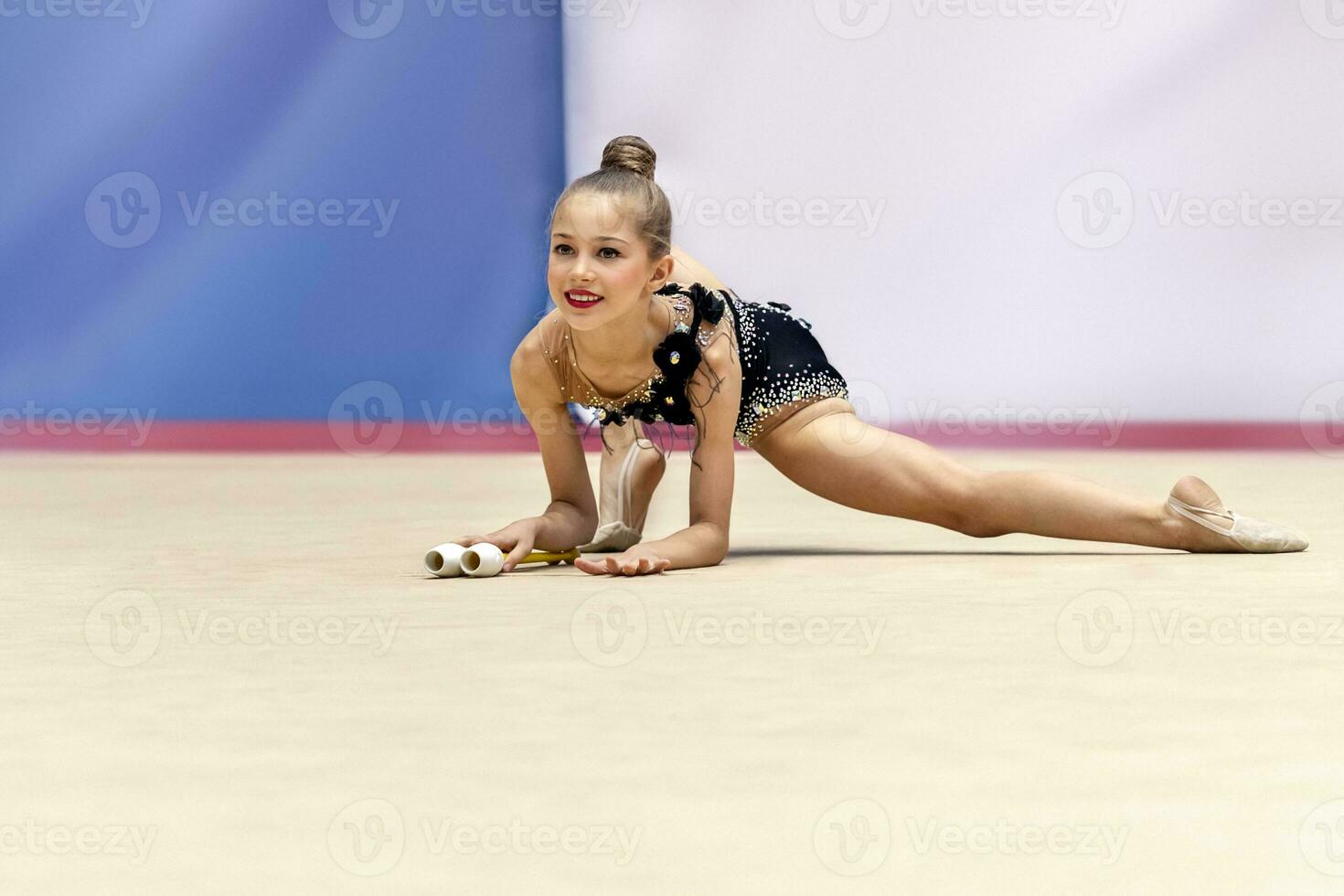 rytmisk gymnastik konkurrens foto