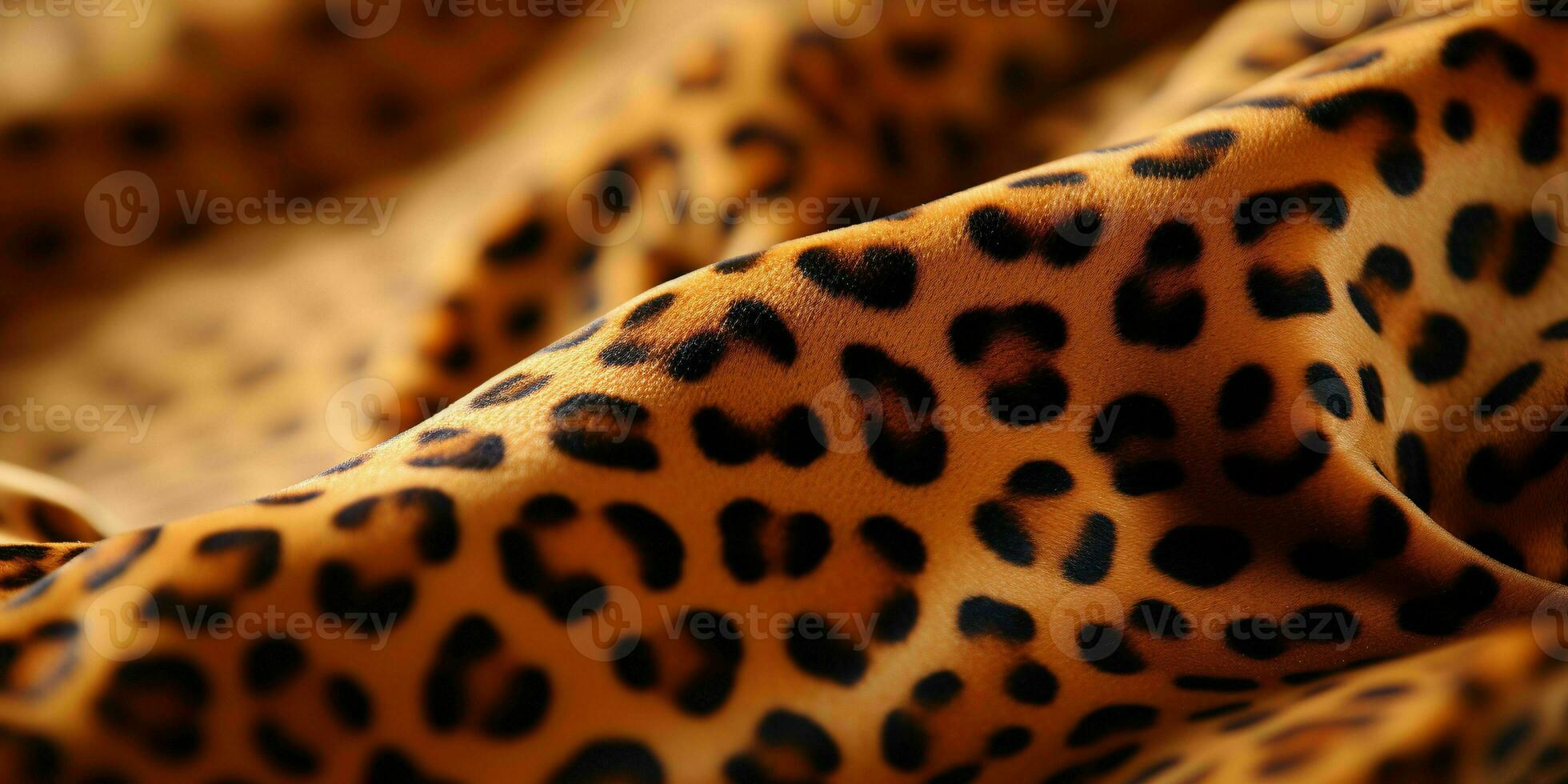 ai genererad leopard päls mönster textur bakgrund. leopard ull tyg. generativ ai foto