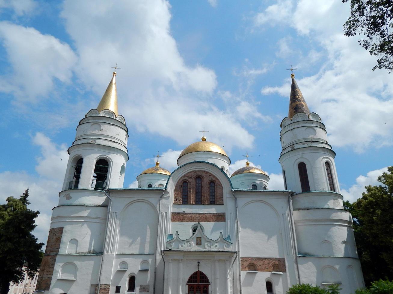 medeltida arkitektur av ukrainsk barock i Chernigov foto