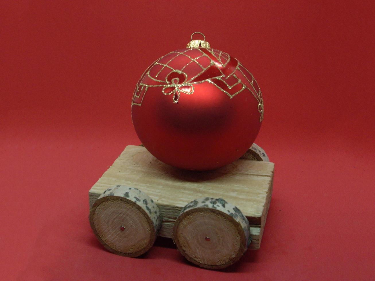 julgransleksak med mock-ups av föremål foto