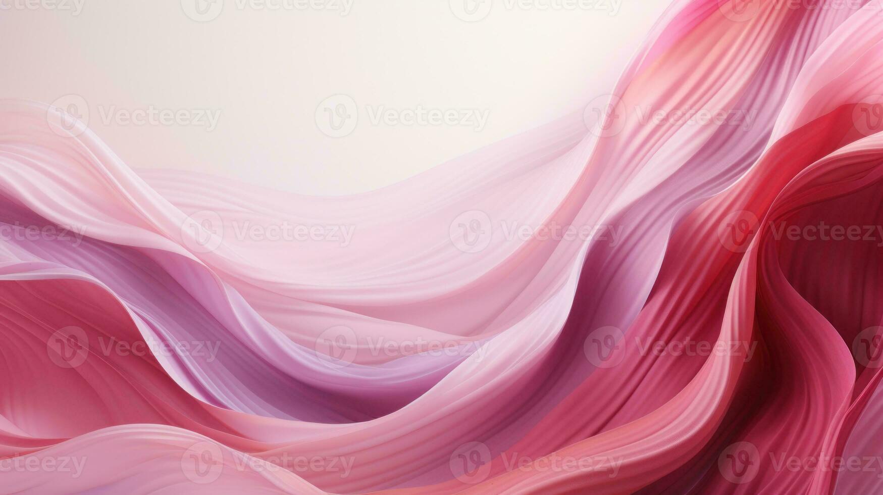 silke flygande trasa, rosa satin tyg vinka. design för internationell kvinnors dag, bröst cancer medvetenhet, mors dag, hjärtans dag. begrepp design för annons, social media, flygblad. generativ ai foto