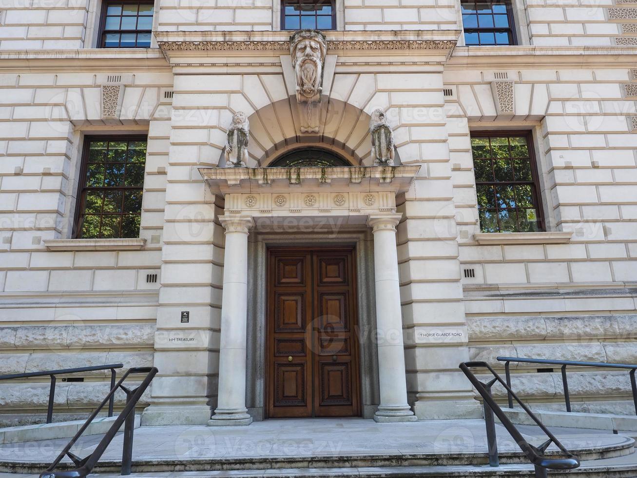 hm treasury i london foto