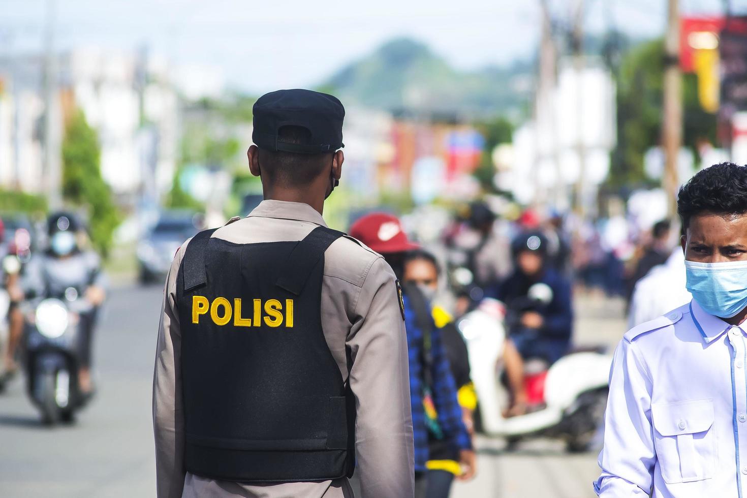 sorong, västra Papua, Indonesien, 4 oktober 2021. Statsbesök av Indonesiens president, Joko Widodo. foto