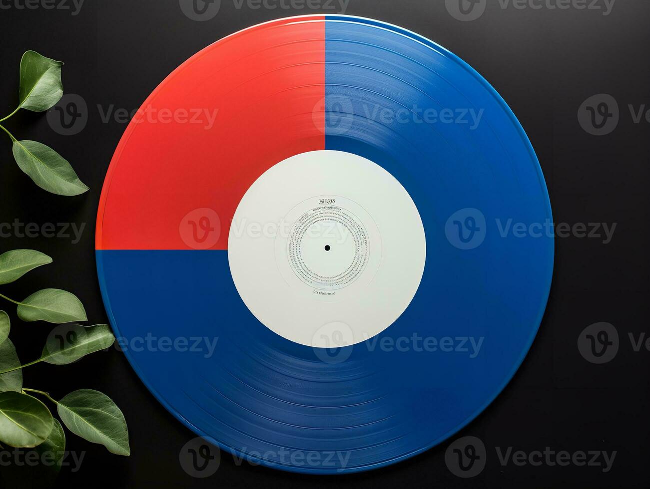 ai genererad årgång vinyl spela in attrapp för musik entusiaster - ai genererad foto